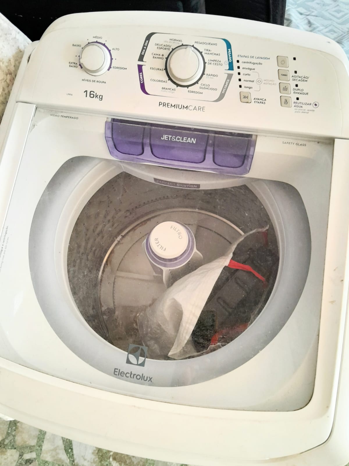 Máquina de lavar roupas