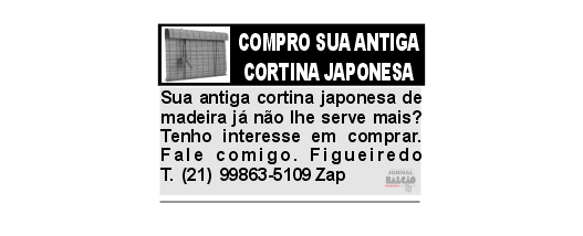 Compro sua antiga cortina japonesa