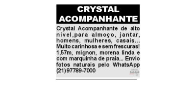 CRYSTAL-ACOMPANHANTE