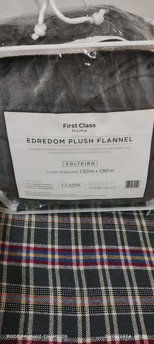 Edredom First Class Home Plush Flannel