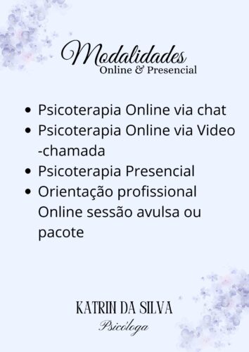 Psicoterapia & Orientação Vocacional