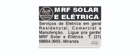MRF Solar e Elétrica