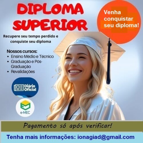 Cursos superior EaD – pague após pronto