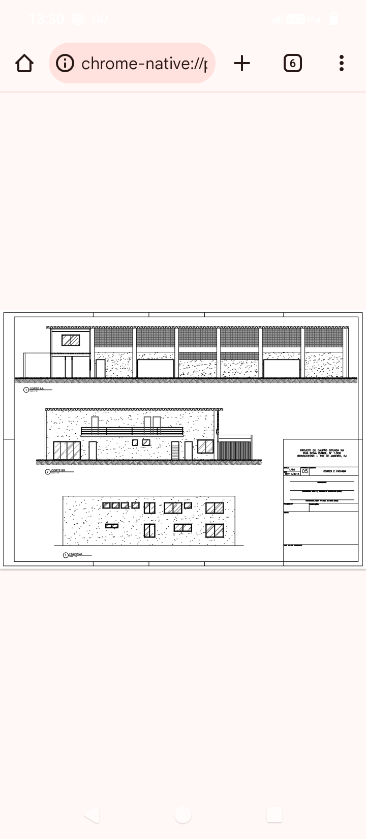 Planta baixa, usucapião e projetos