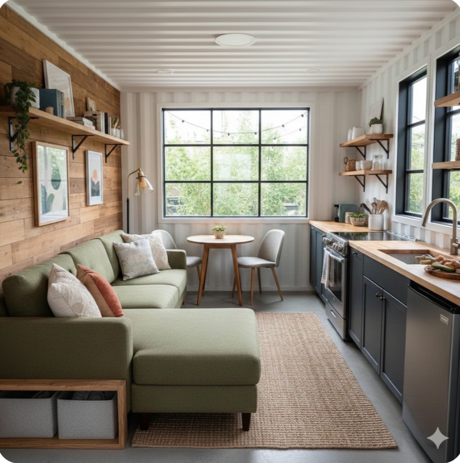 Casa conteiner moradia a baixo custo