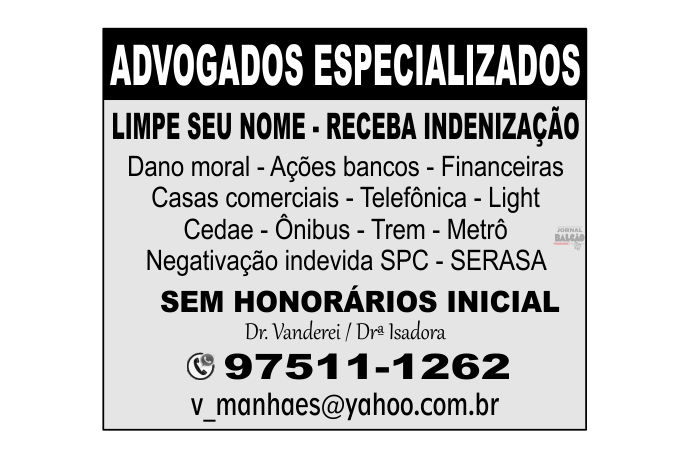ADVOGADOS ESPECIALIZADOS
