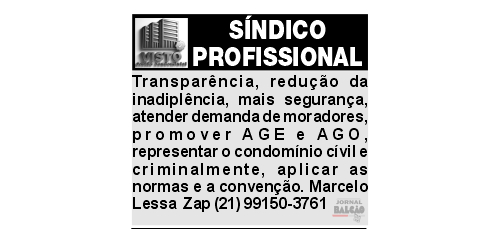 SINDICO PROFISSIONAL