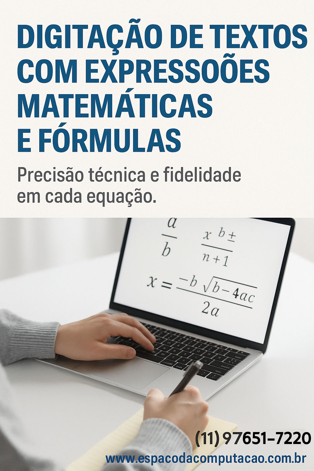 Digitação de Textos com Fórmulas