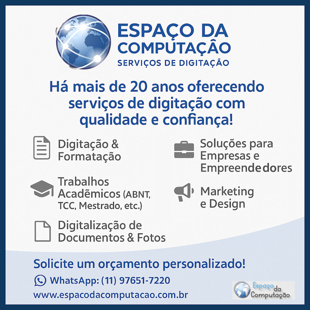 Serviços de Digitação Profissional