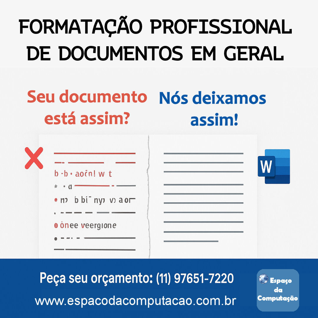 Recuperamos a Formatação de Documentos