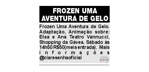 FROZEN UMA AVENTURA DE GELO