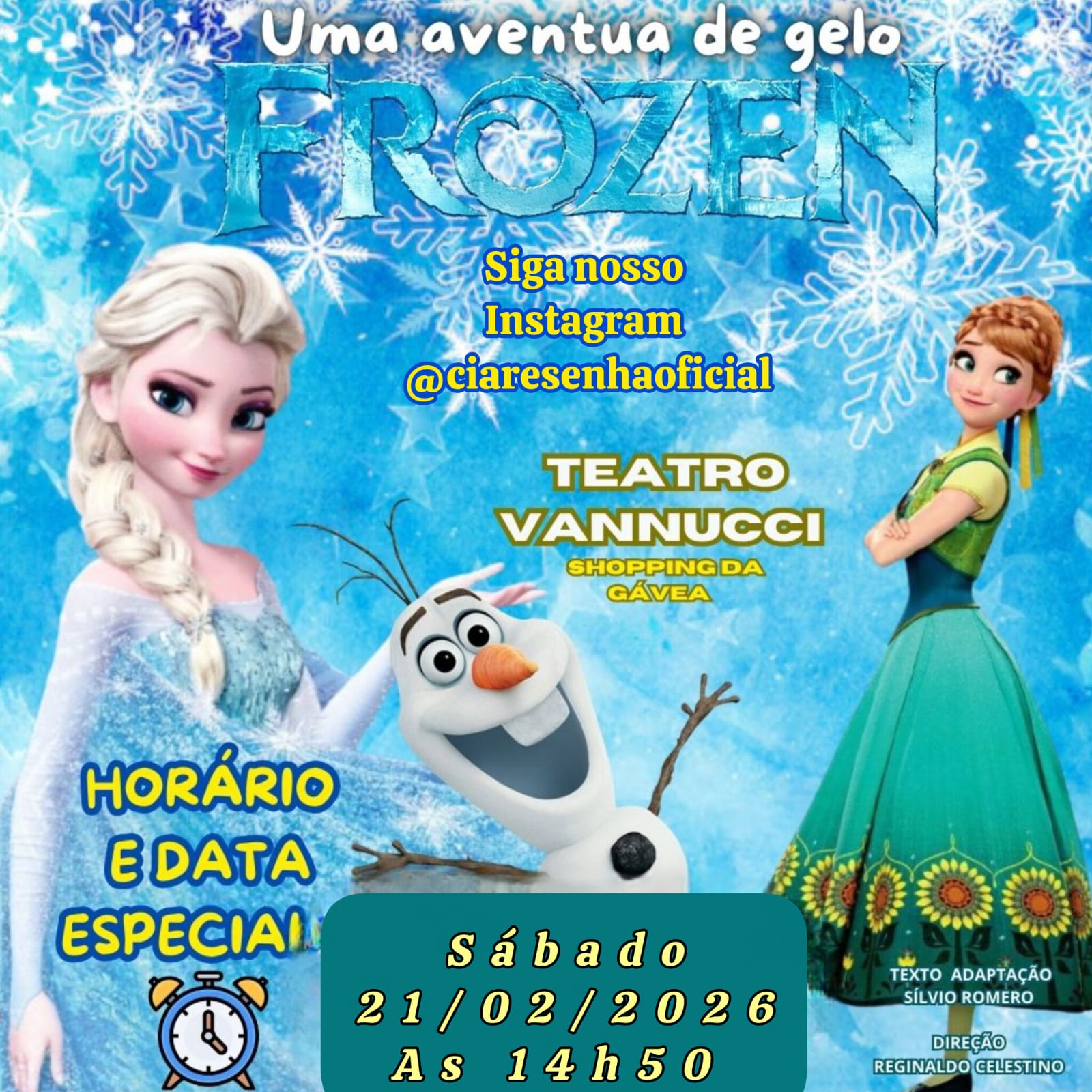 FROZEN UMA AVENTURA DE GELO