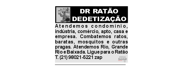 Dedetização Dr.Ratão