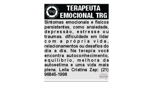Terapeuta Emocional TRG