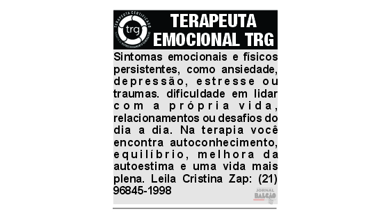 Terapeuta Emocional TRG